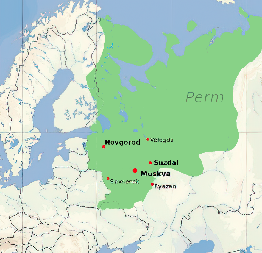 Großfürstentum Moskau um 1547