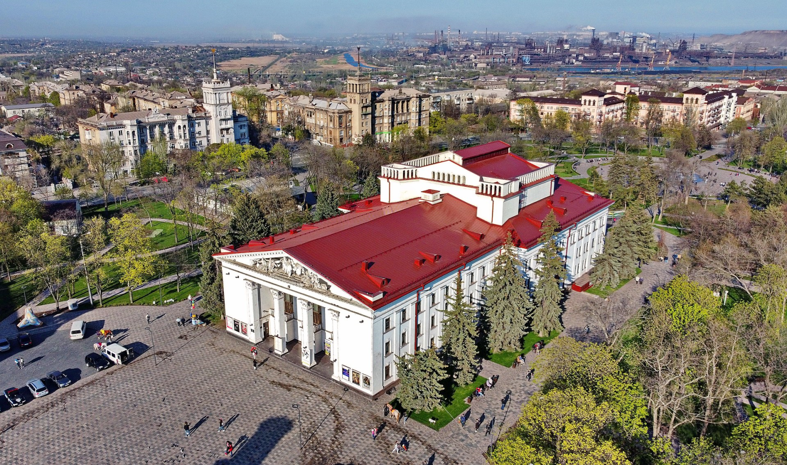 Das Theater in Mariupol