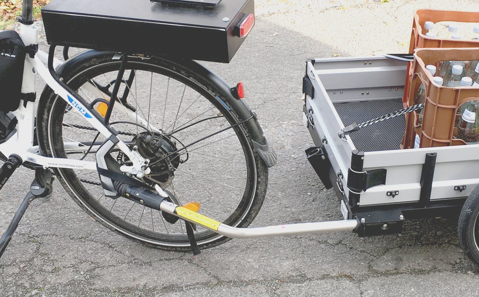 Weber B-Kupplung an der Sitz- und Kettenstrebe