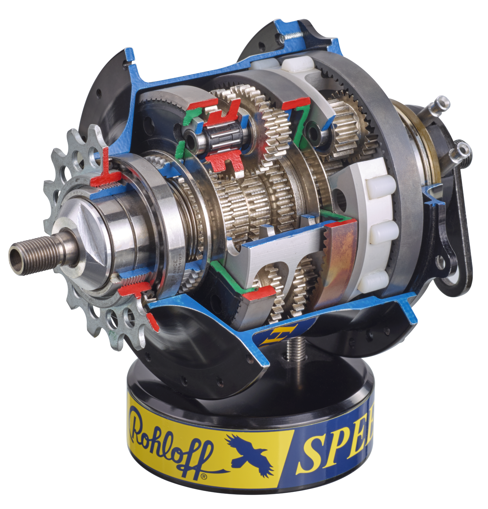 Schnittmodell des Rohloff Speedhub 500/14.