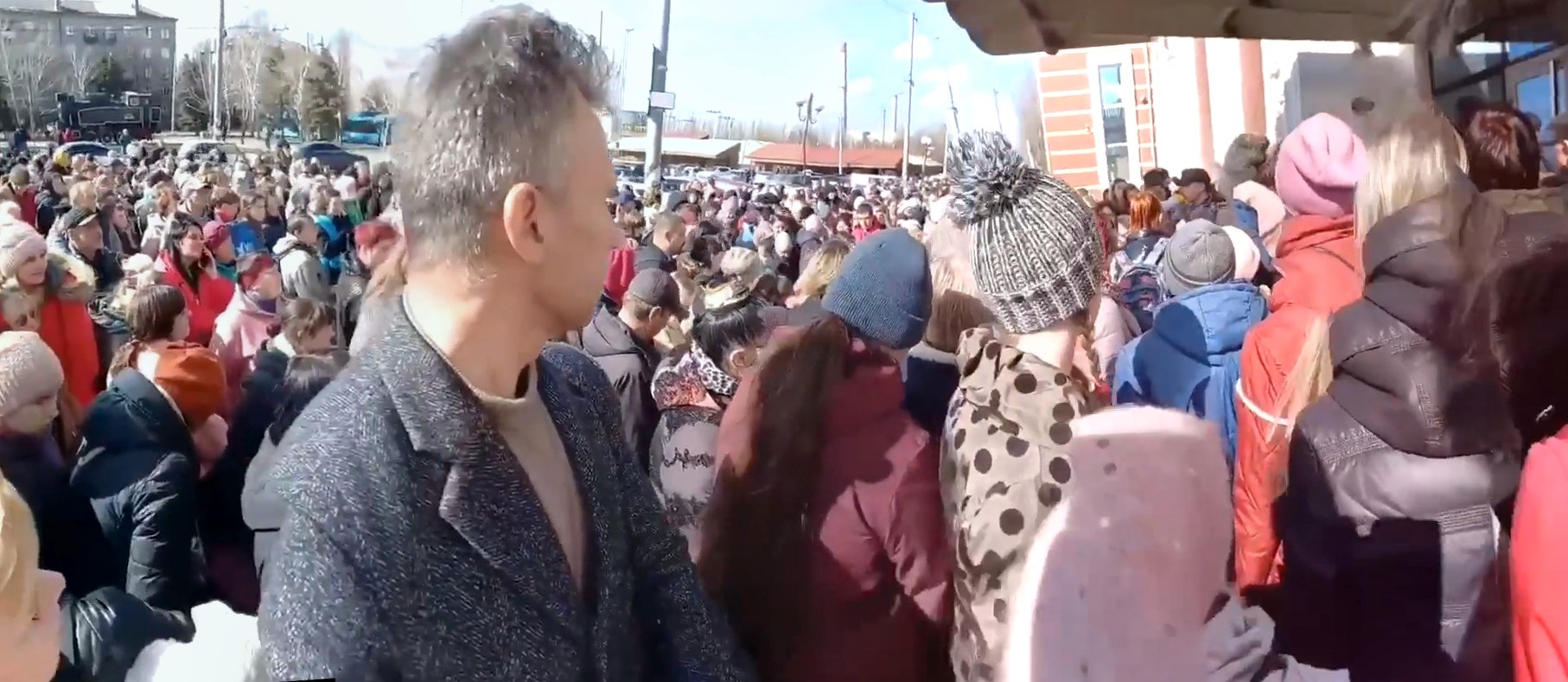 Der Bahnhof in Kramatorsk