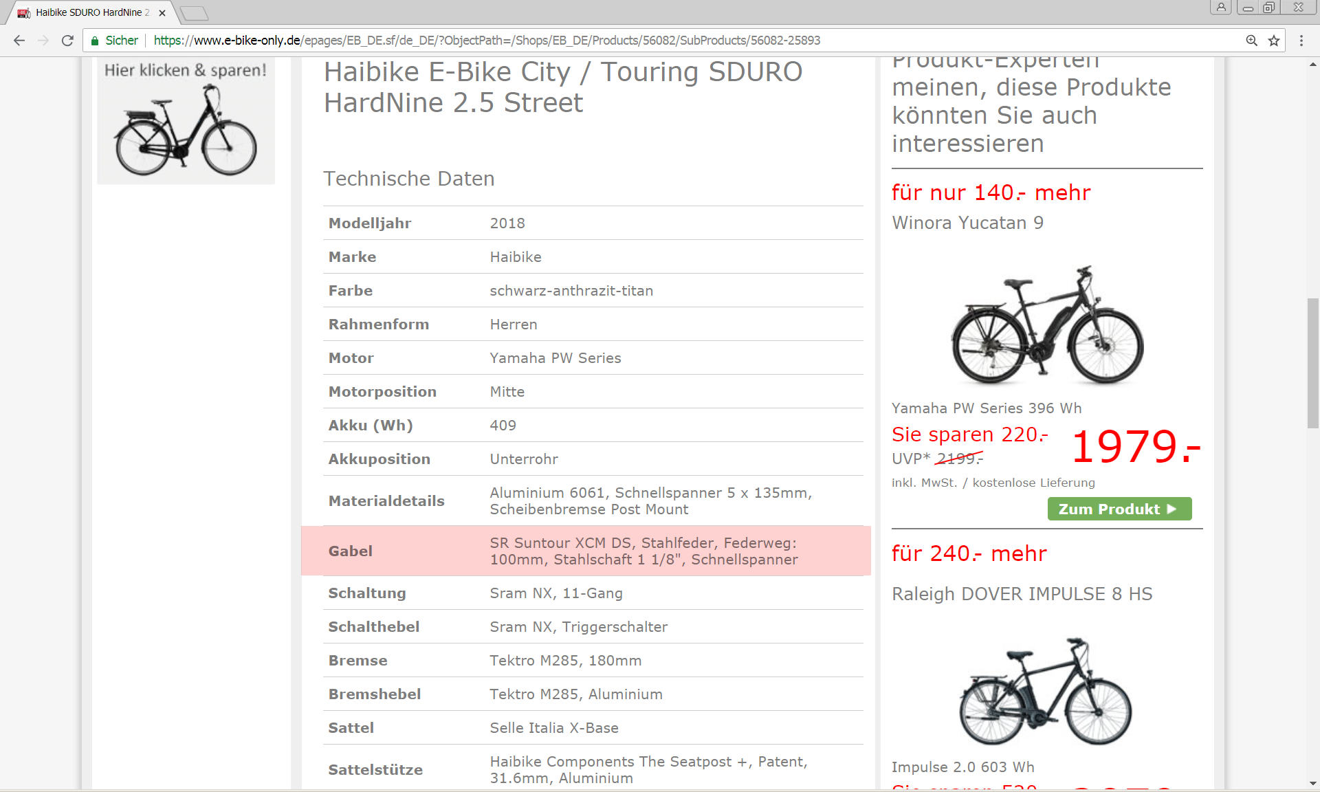 Pedelec Luft- oder Stahlfederdämpfung