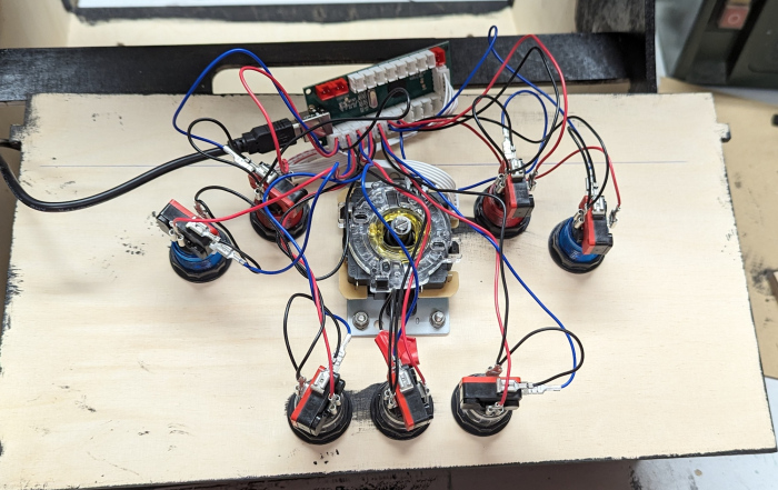 Bedienfeld von hinten