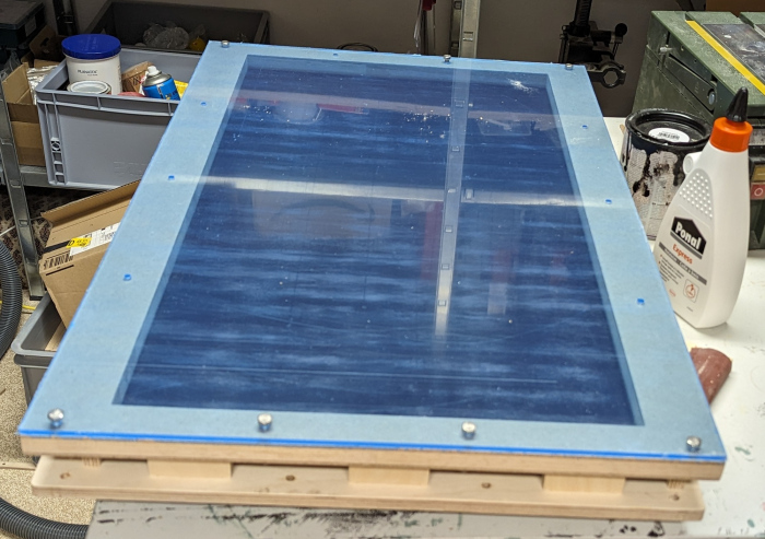 Monitorhalterung fertig