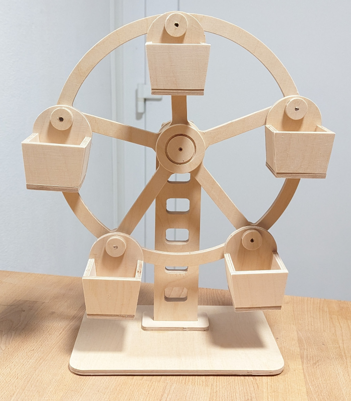 Riesenrad selbst bauen mit der CNC-Fräse